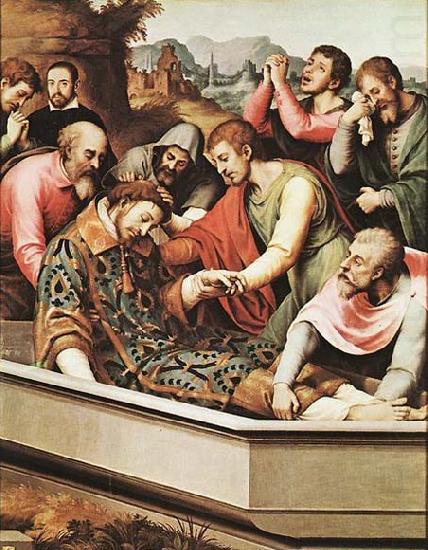 Juan de Juanes The Entombment of St Stephen Martyr china oil painting image